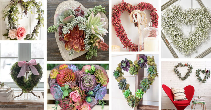 Featured image for 21 Heart Shaped Flower Arrangements that will Add Elegance to your Home