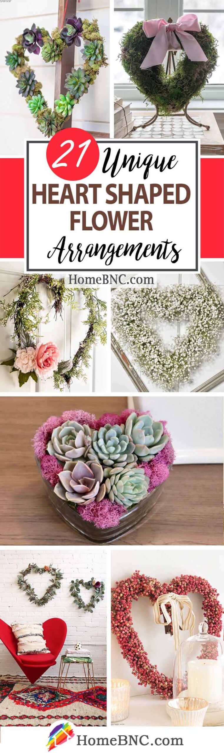 Best Heart Shaped Flower Arrangements