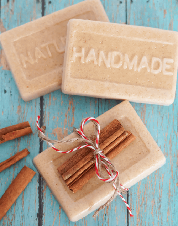 Handmade Oatmeal Cinnamon Soap Bar