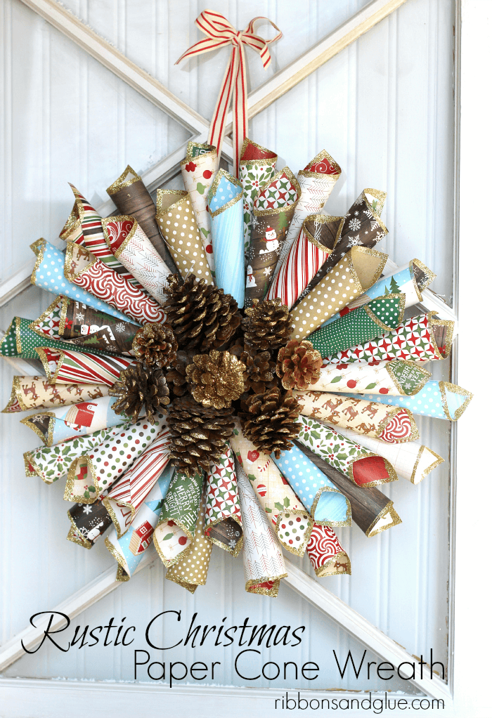 Easy Rudolph DIY Paper Ornaments