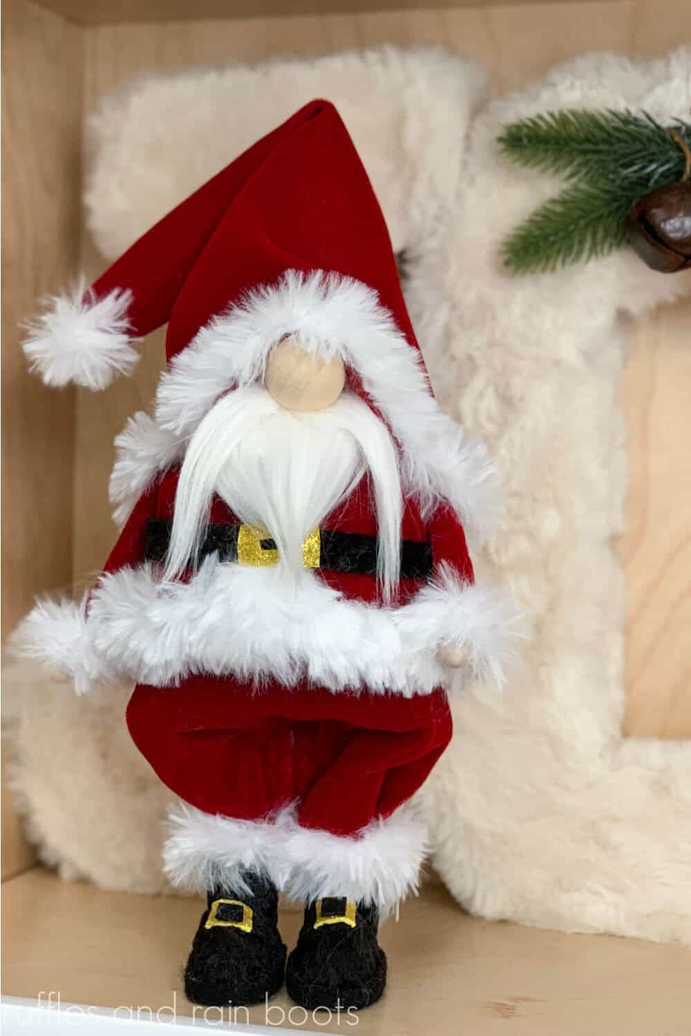 Stylish Santa Clause Cone Gnome