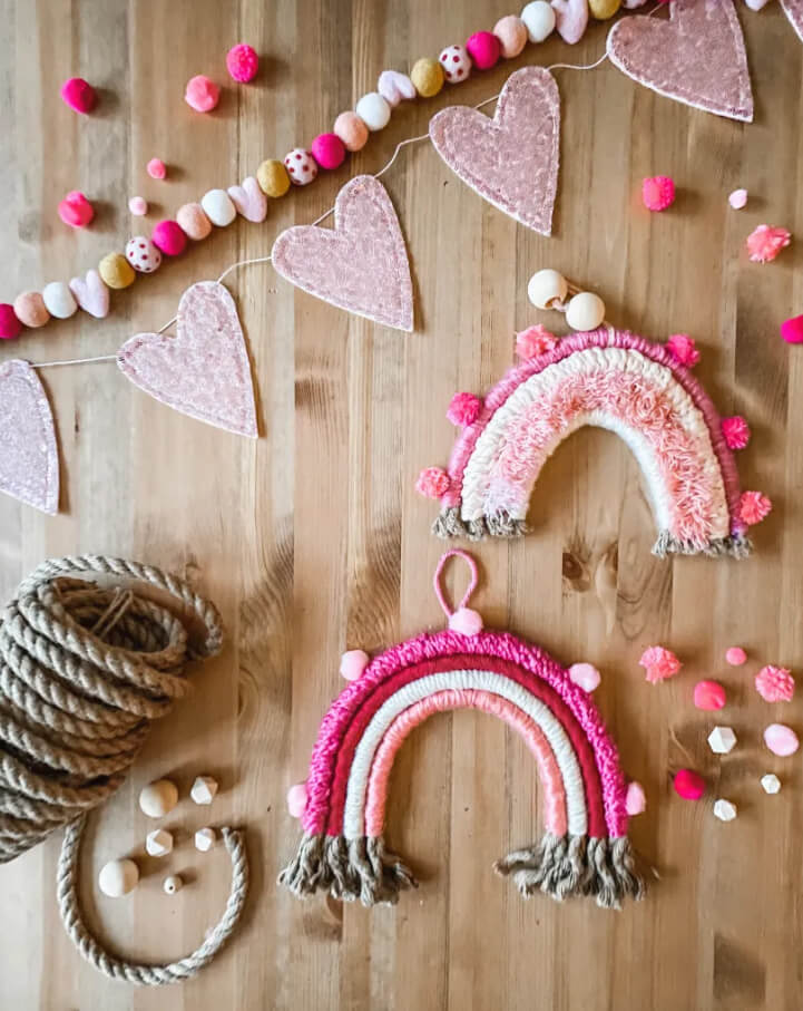 DIY Rope Rainbow Craft Design