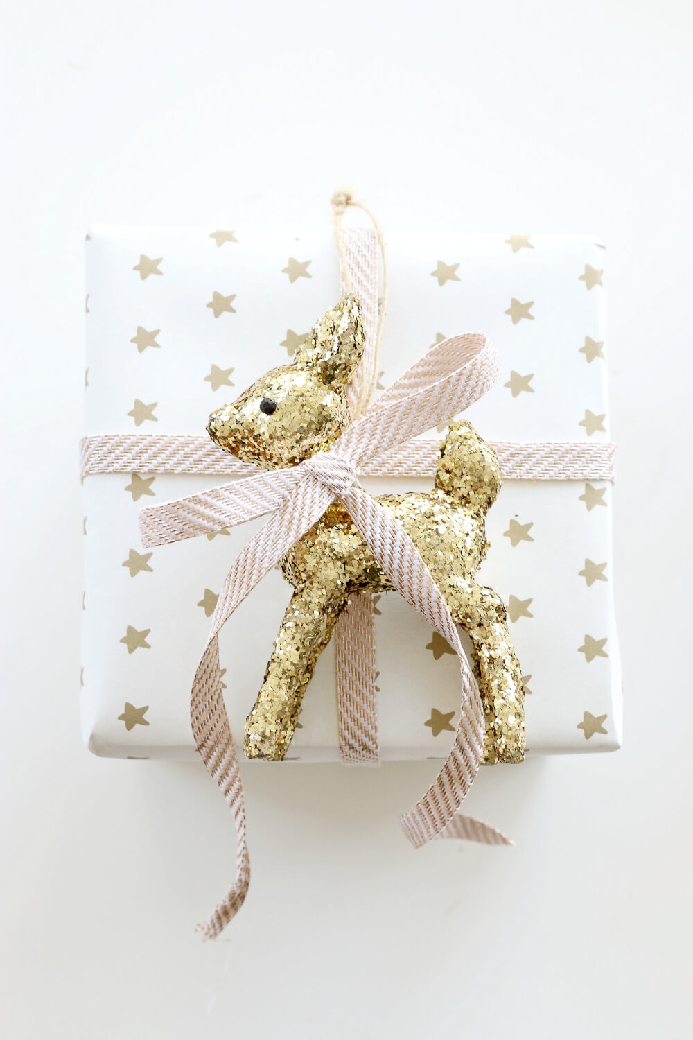 Elegant Gift Wrap with Ornament
