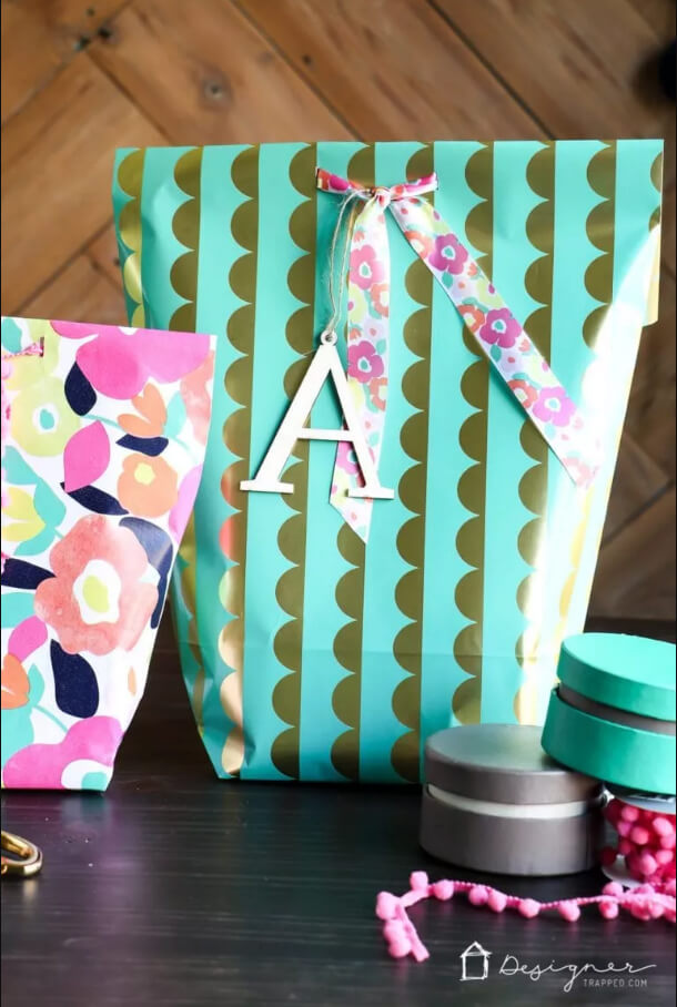 Gift Bag Wrapping Paper Design