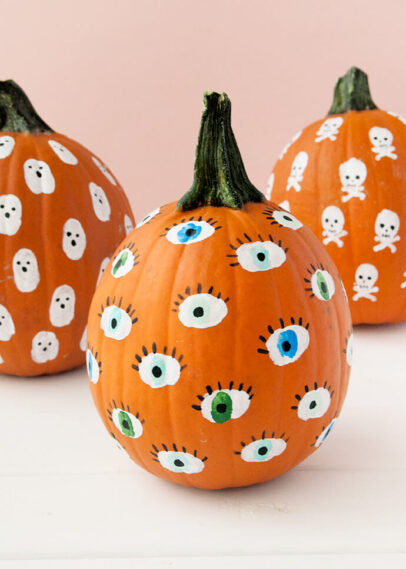 20 DIY Painted Pumpkins To Create Distinctive Decor In 2023 12 Diy Painted Pumpkin Ideas Homebnc 406x569