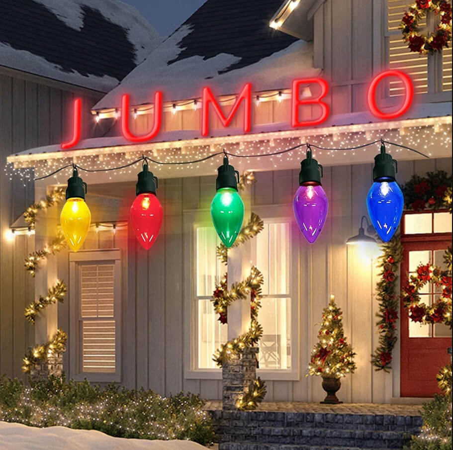 Illuminate Your Exterior with Giant Christmas Lights