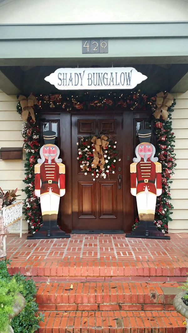 Life-Size Nutcracker Guards Painted by Hand