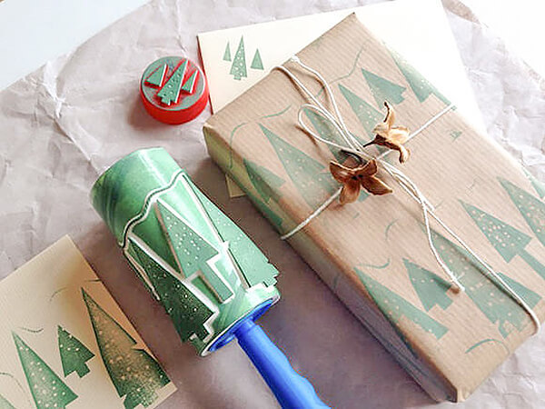 DIY Stamp Gift Wrap Styles