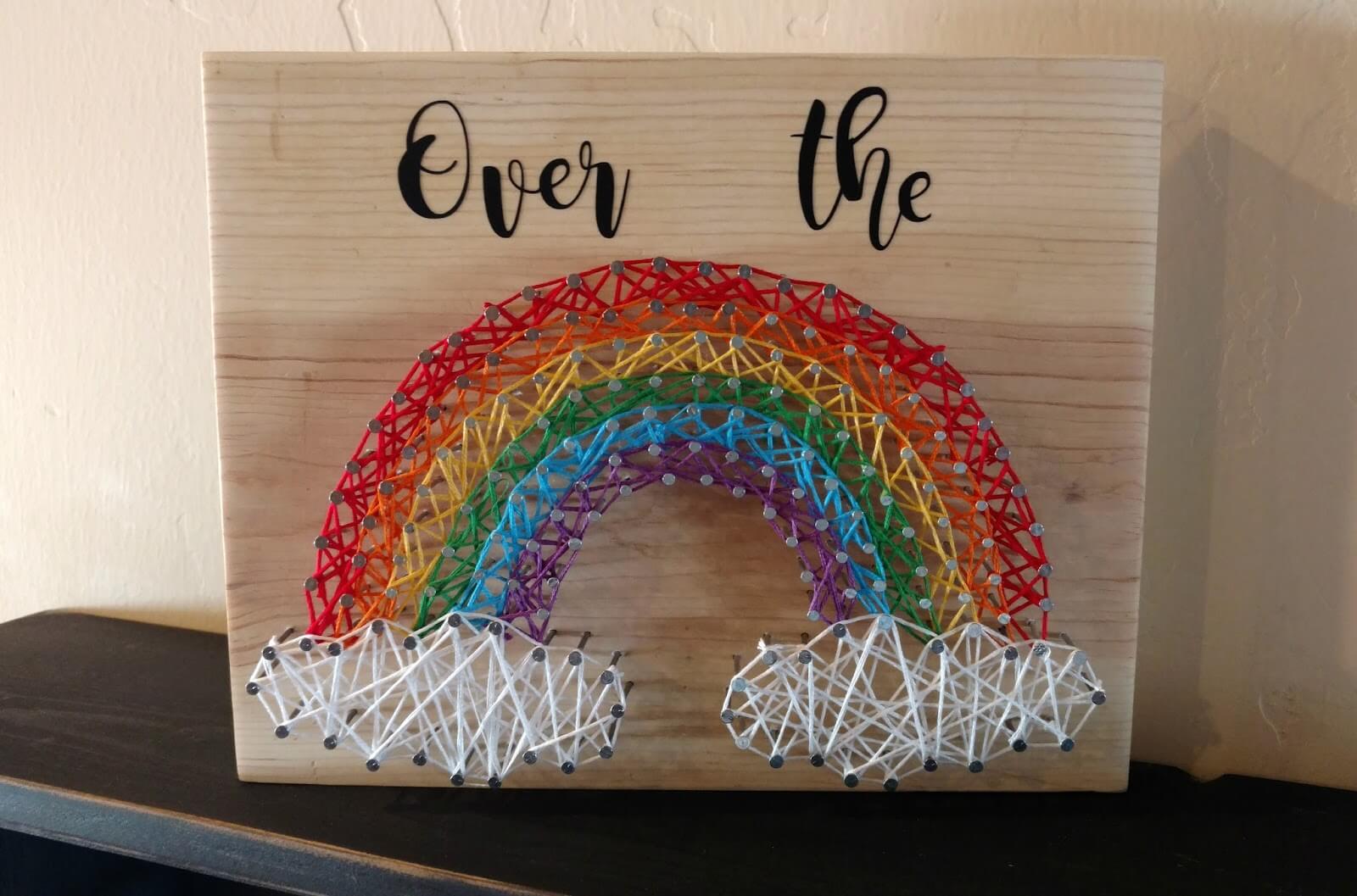 Craftagious-DIY Rainbow String Art Craft Kit, Teen Craft, Rainbow Decor,  Rainbow Home Decor, Fun Rainbow Art Craft for Home, Great Gift, Crafts Girls  : : Arts & Crafts