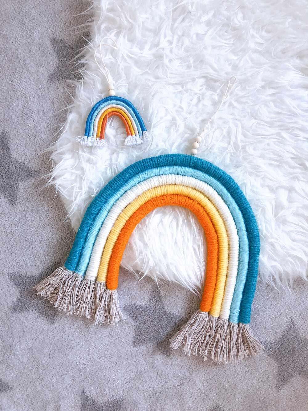 Fun Rainbow Wall Hanging Design