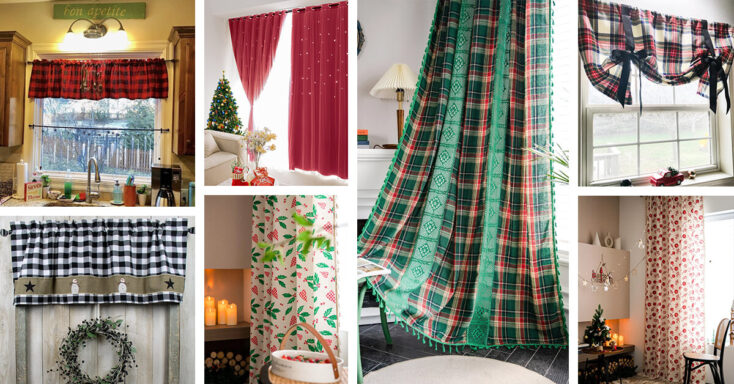 Featured image for 25 Christmas Curtain Designs for the Holiday Home You Have Always Dreamed Of