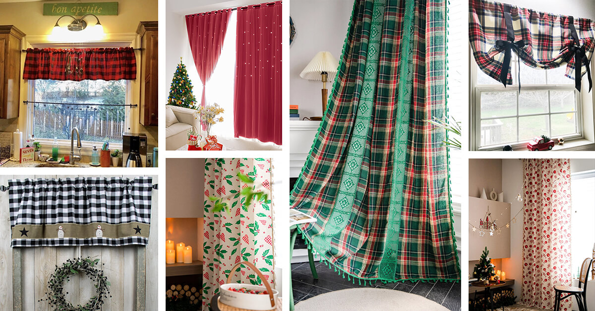 Featured image for “25 Christmas Curtain Designs for the Holiday Home You Have Always Dreamed Of”