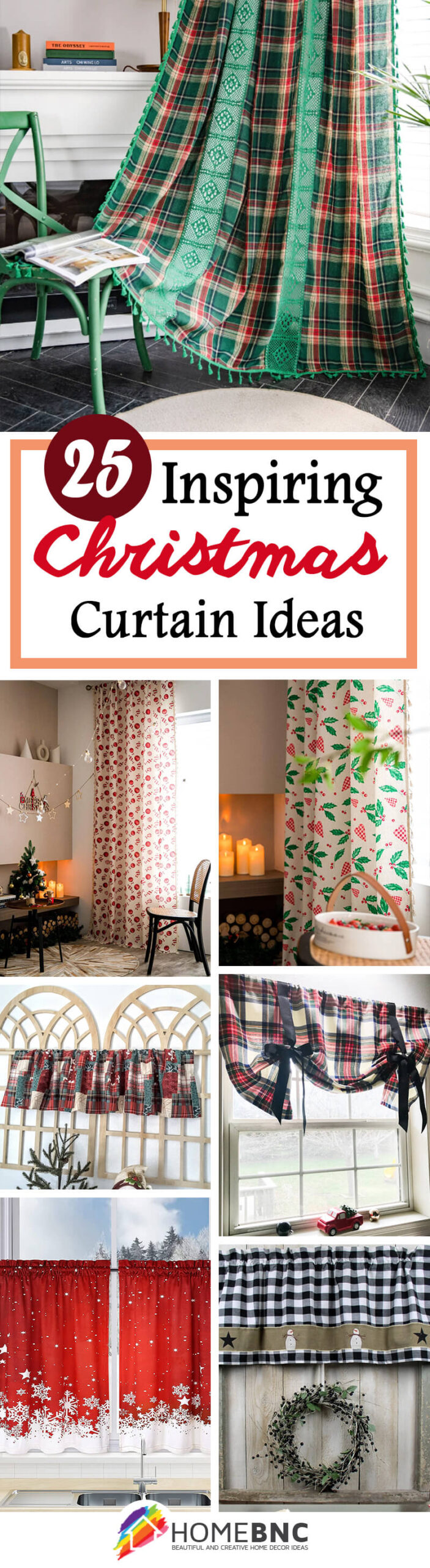 Best Christmas Curtain Design Ideas