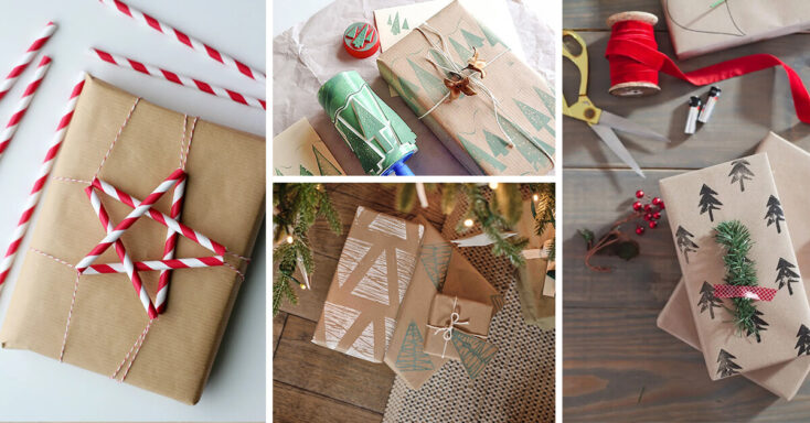 Featured image for 24 Adorable DIY Gift Wrapping Ideas to Personalize the Holidays