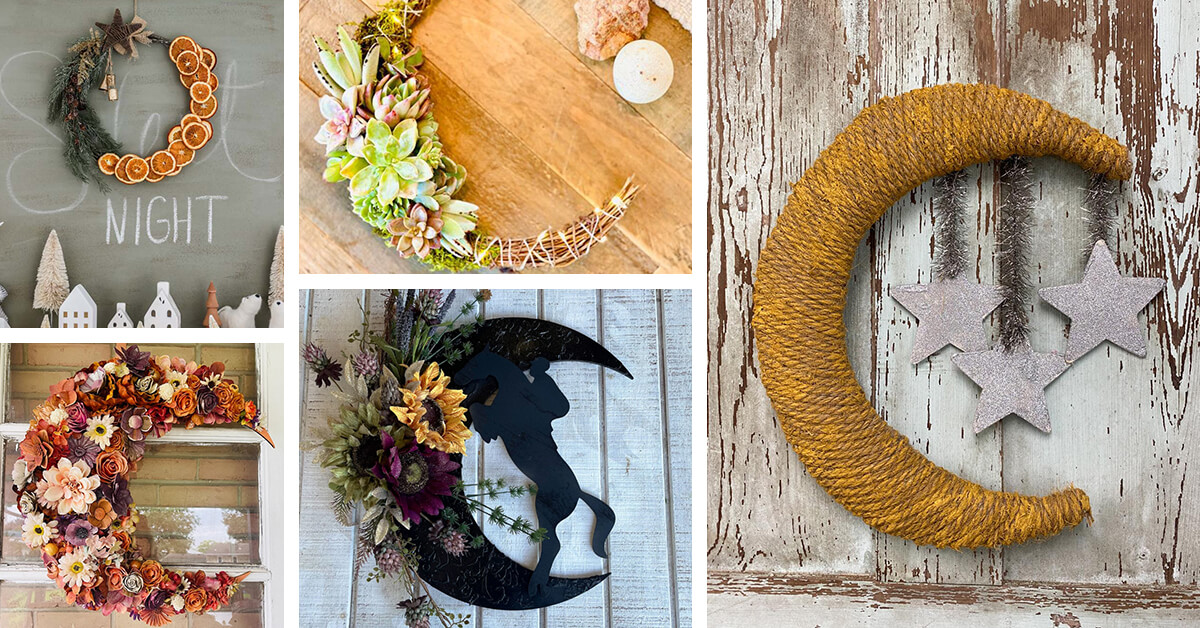Featured image for “23 Beautiful Moon Wreath Ideas to Add a Taste of Magic to Your Home”