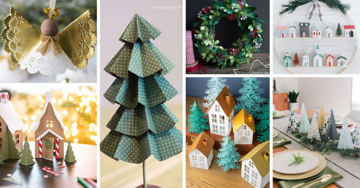Featured image for 23 of the Best DIY Paper Christmas Decorations that will Bring Your Holiday Décor Together