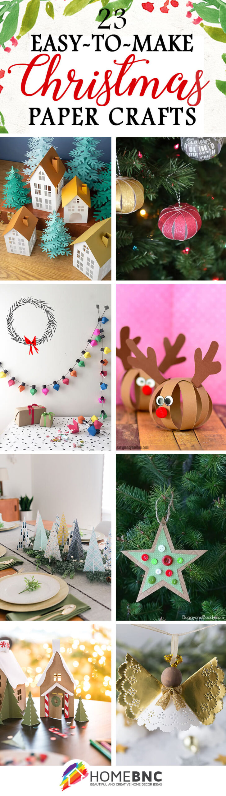 20 DIY Paper Christmas Decorations for a Fun Holiday in 2022