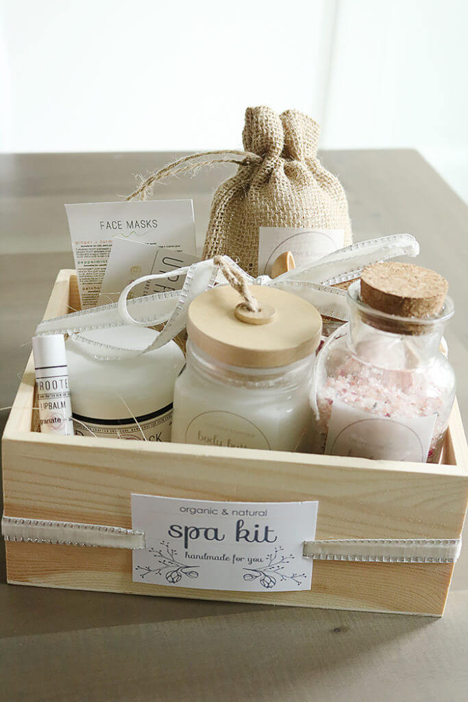 DIY Homemade Spa Gift Kit