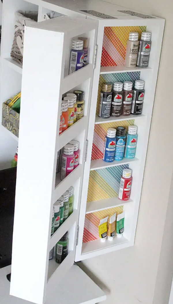 Fun Swing Out Wall Shelf Cabinet