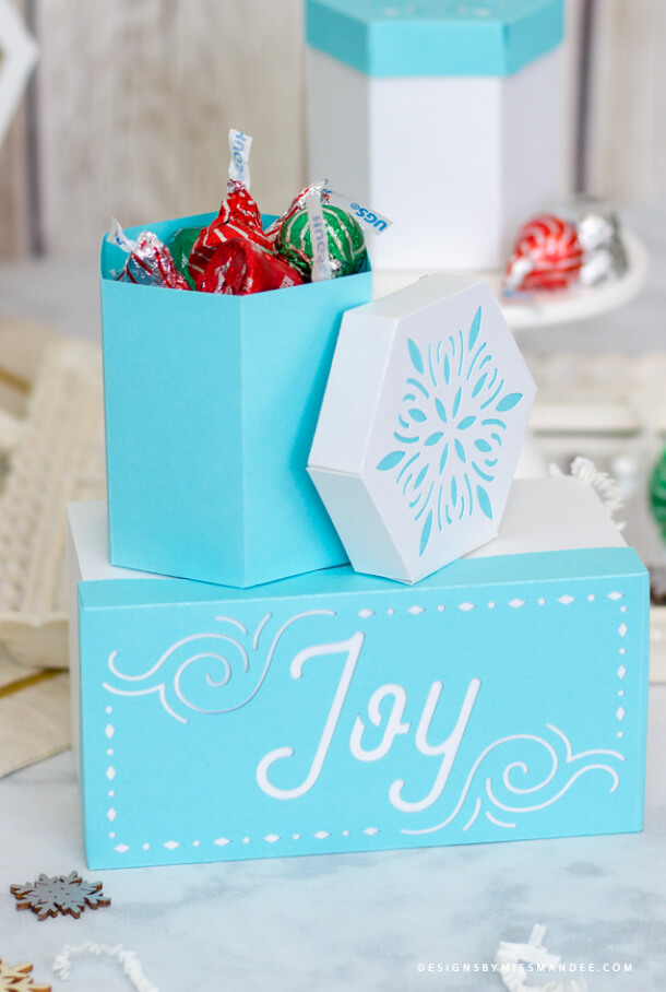 Vibrant Christmas Treat Gift Boxes