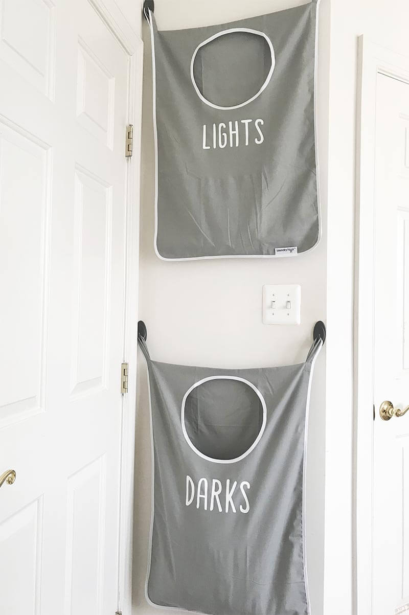 Labeling Wall-Mounted Laundry Room Organizers