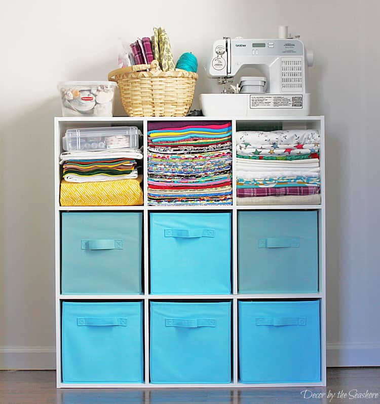 Small Space Craft Room Cubby Storage