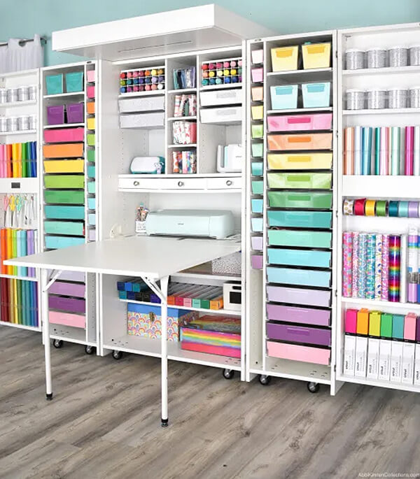 Dreambox Craft Room Storage Design