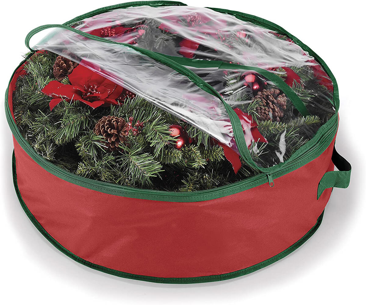 30-Inch Wreath and Garland Storage Drum