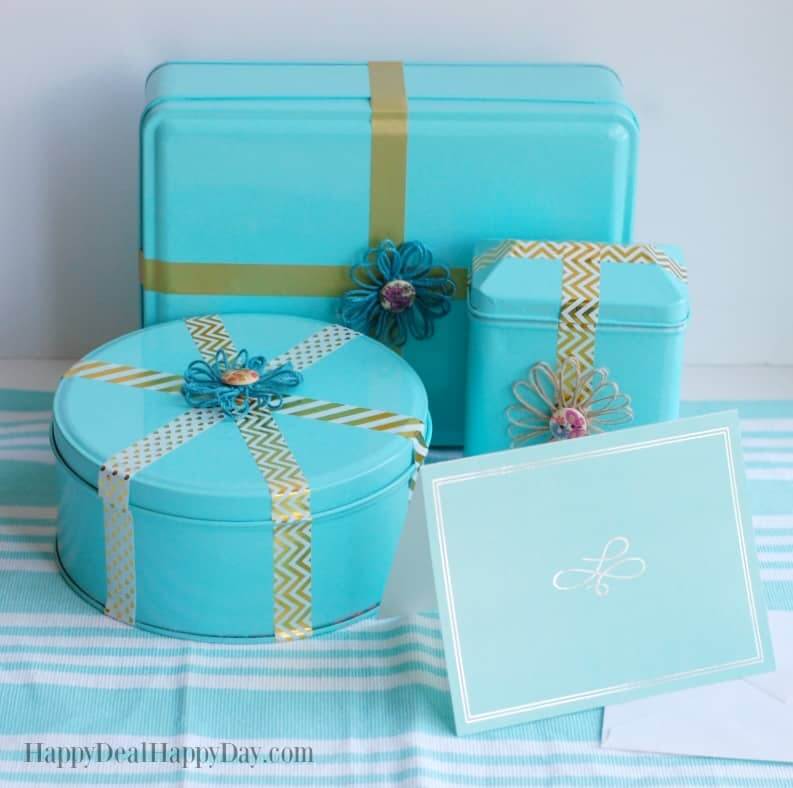 DIY Cookie Tin Gift Box
