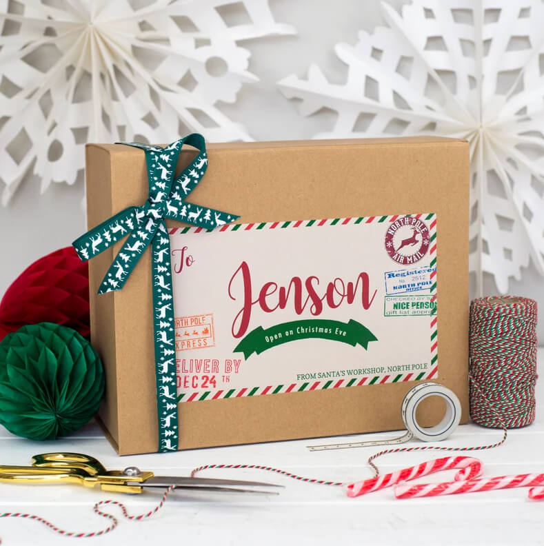 North Pole Christmas Eve Gift Box