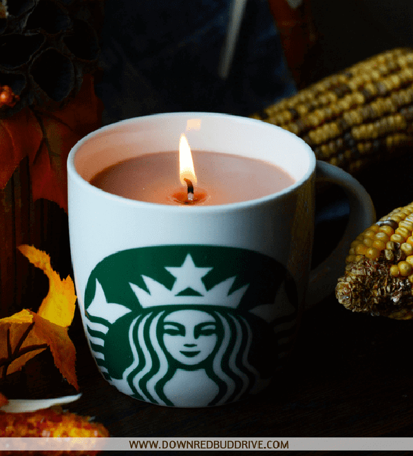 Cute Starbucks Mug Handmade Candle
