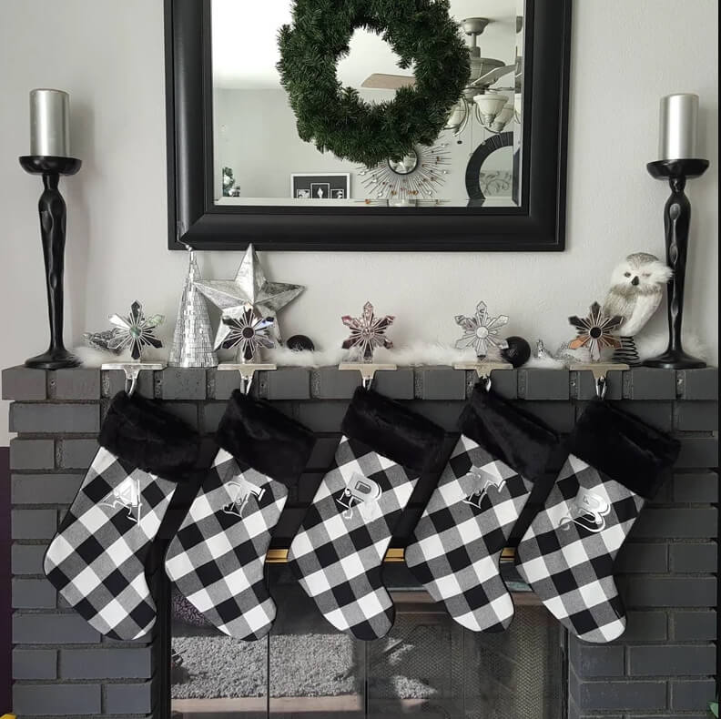 Custom Buffalo Plaid Christmas Stockings