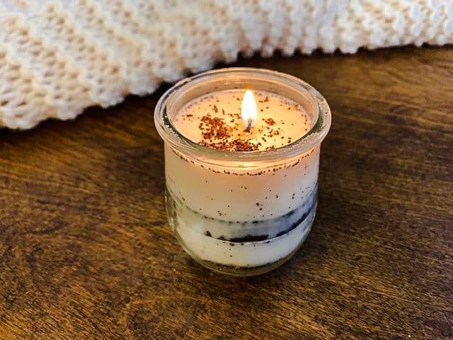 Cozy Coffee DIY Christmas Candle Design