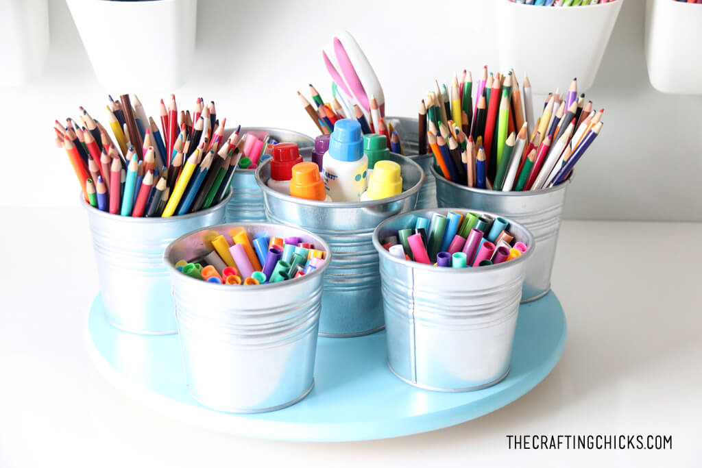 Lazy Susan Container Storage Solution