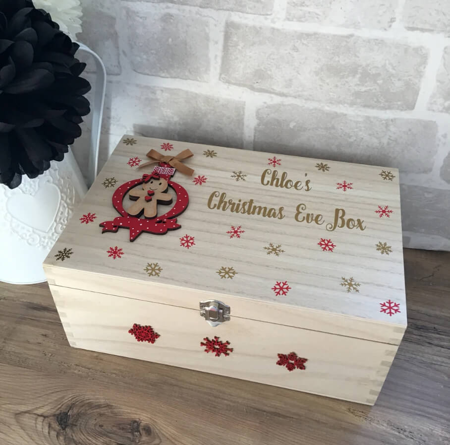 Gingerbread Theme Christmas Box Design