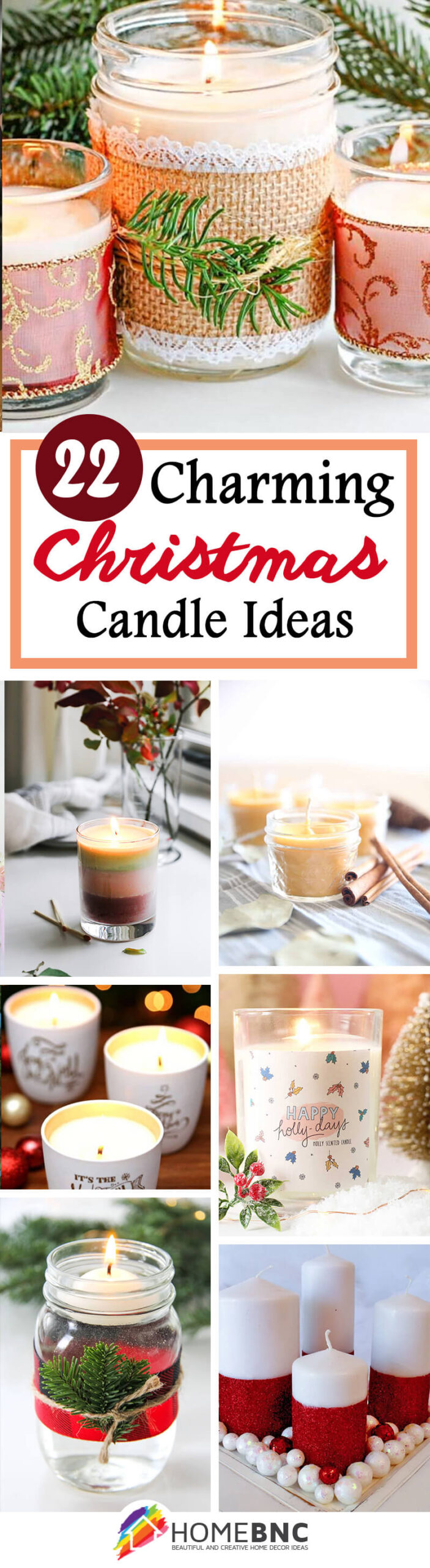  DIY Christmas Candle Ideas