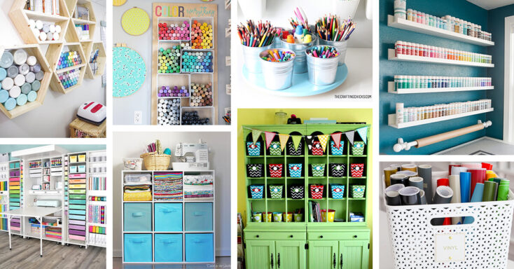 Featured image for 21 Handy DIY Craft Storage Cabinets for All Your Organizing Needs