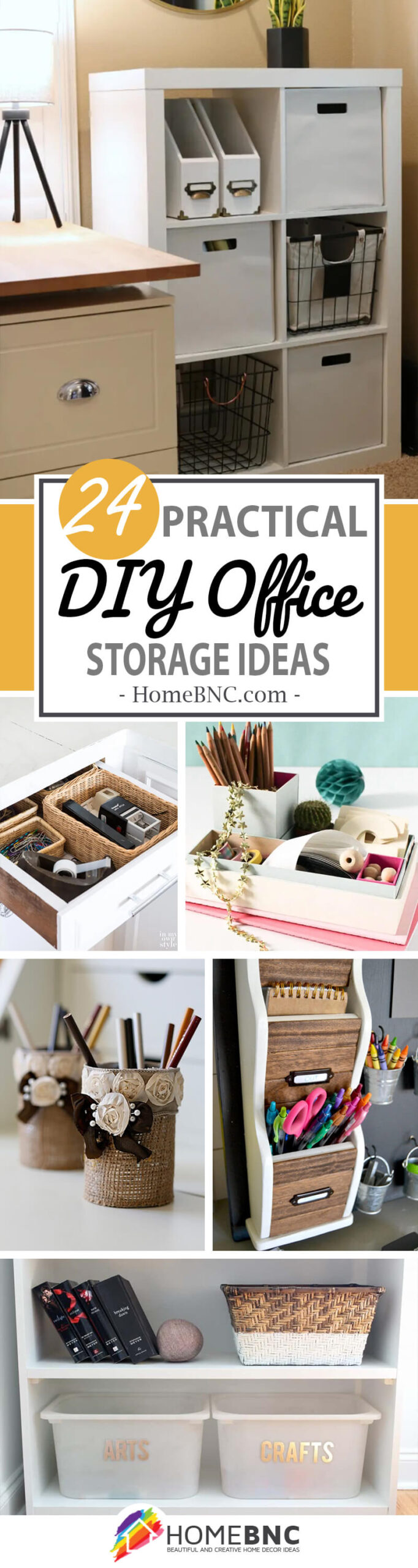 24 Best DIY Office Storage Ideas For A Neat Working Space In 2023   Diy Office Storage Ideas Pinterest Share Homebnc Scaled 