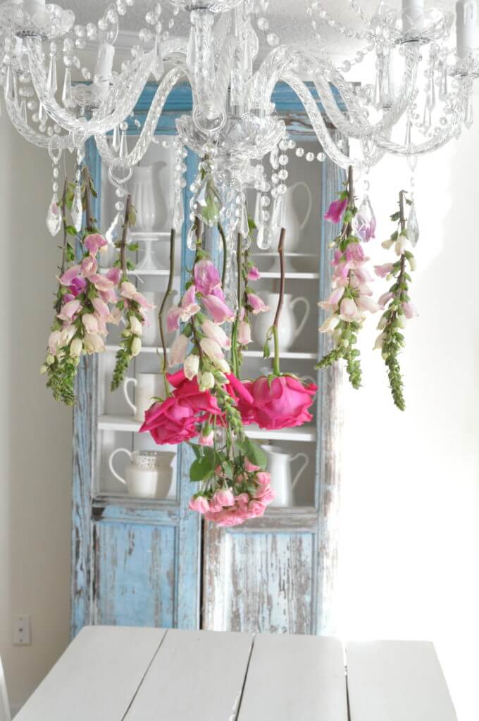 Flower Chandelier Idea