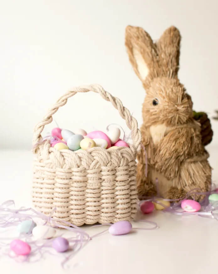 Weaving Your Own Easter Basket