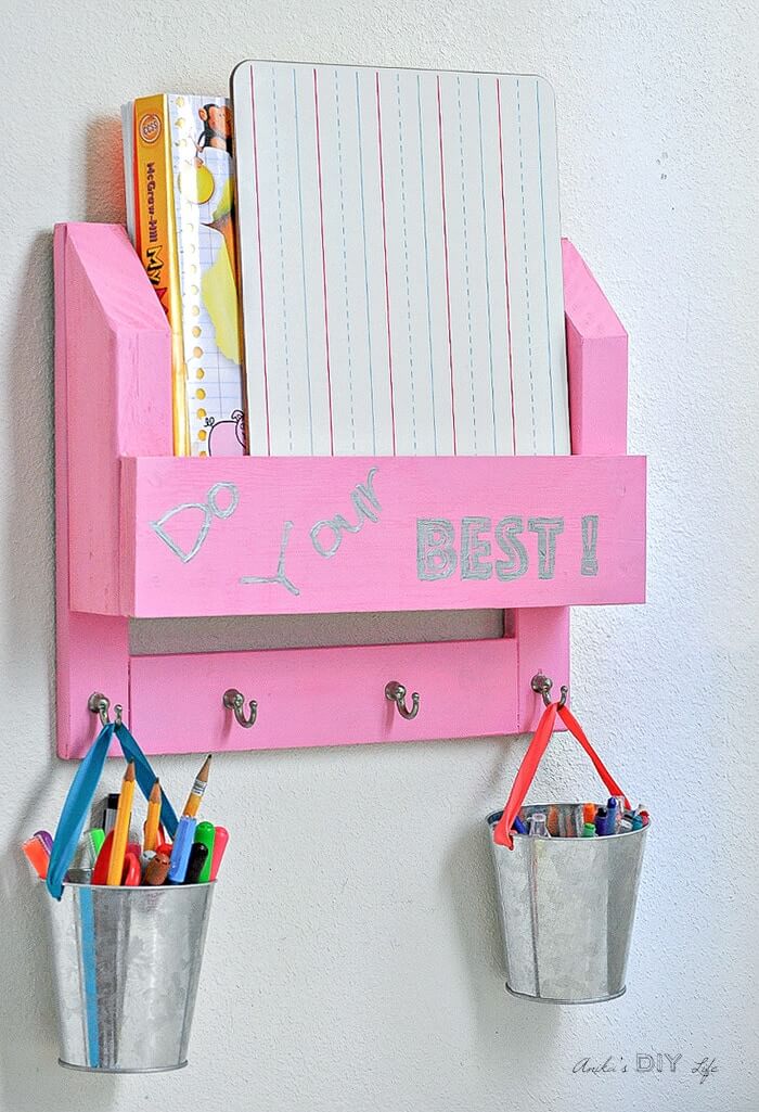Back-to-School Handmade Desk Organizer Ideas