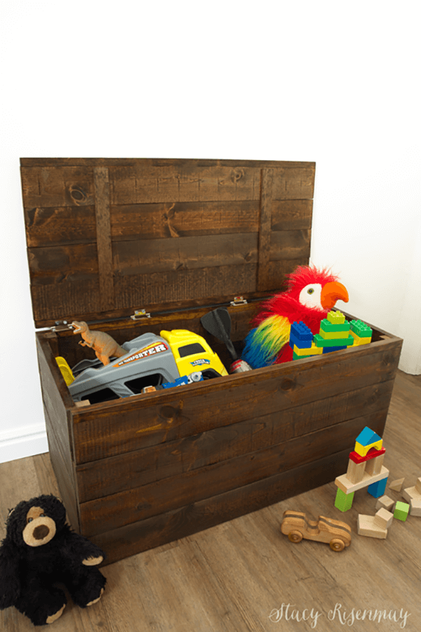 Oversized Wooden Toy Box Crate