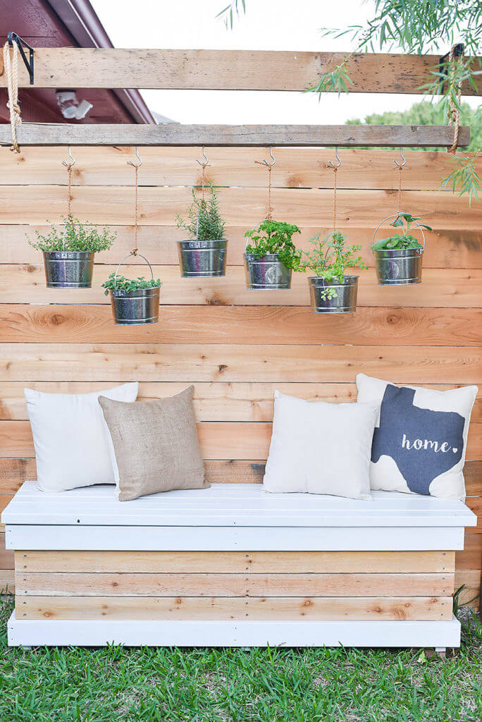 Stunning DIY Hanging Herb Garden Chandelier