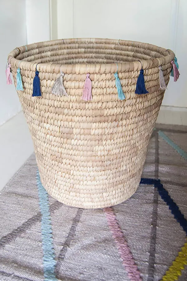 Upgrading Your Baskets with Coordinating Tassels