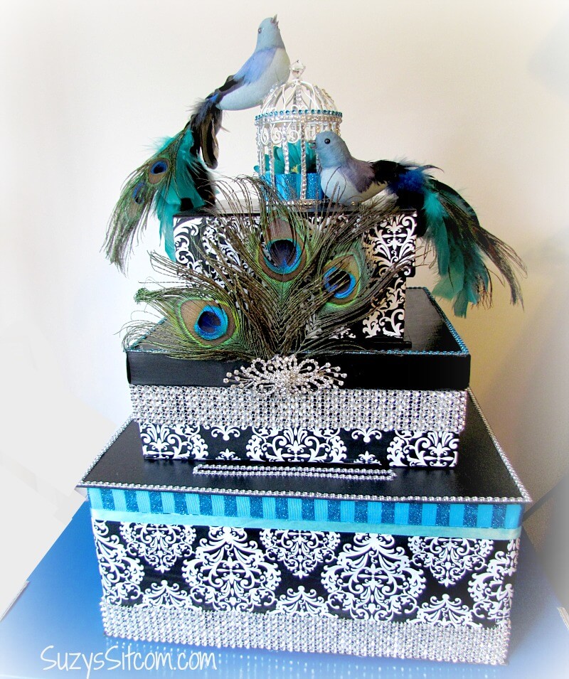 Fashionable DIY Wedding Card Box