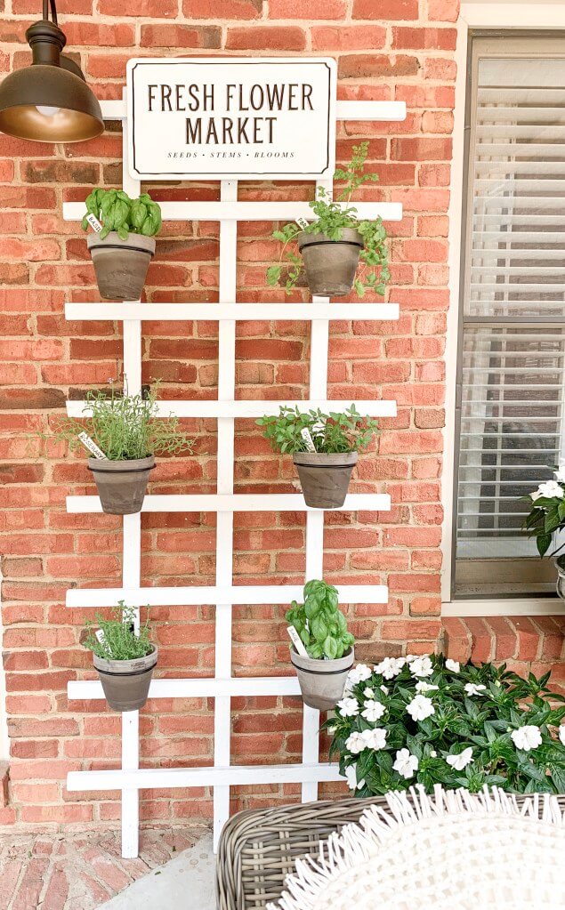 Simple DIY Vertical Herb Garden