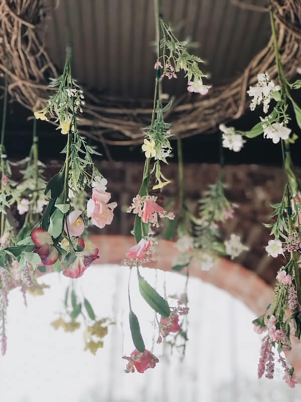 DIY Boho Nursery Chandelier