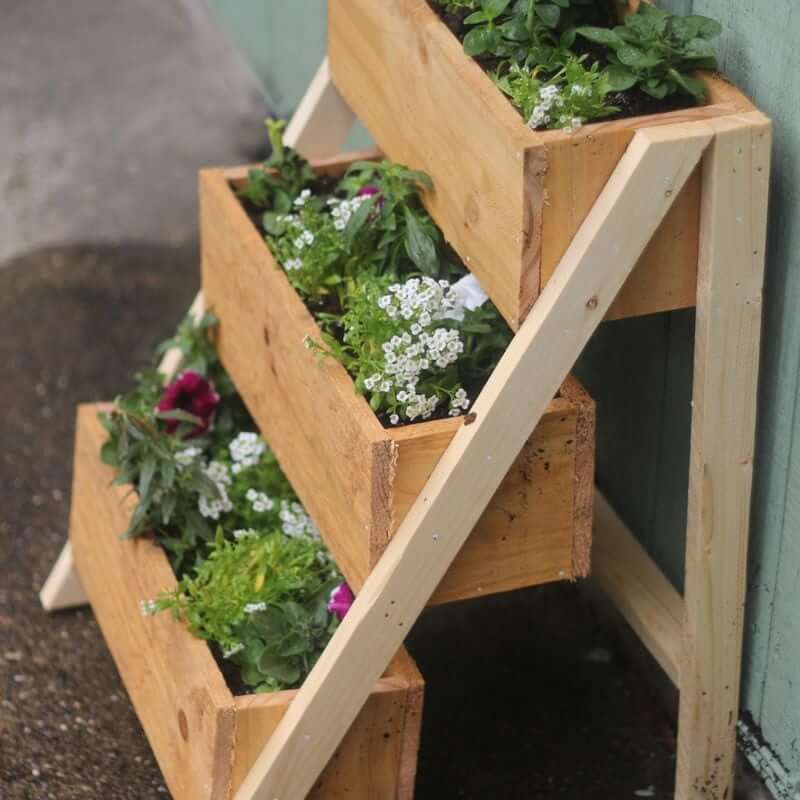 Charming Cedar Planter Herb Box
