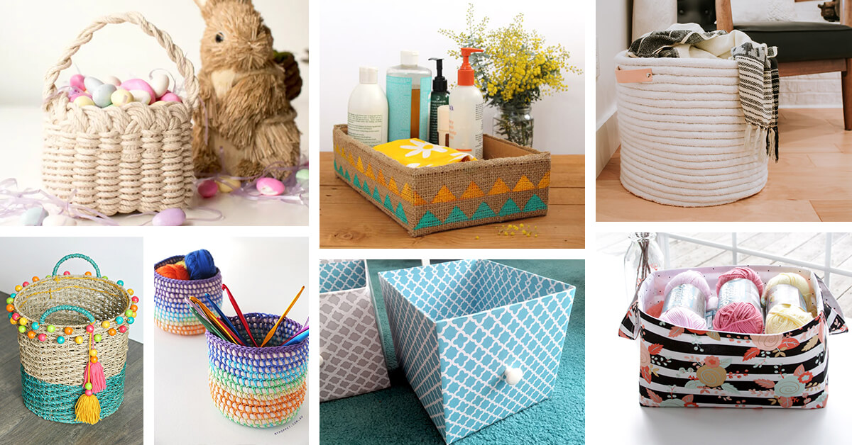 Featured image for “25 DIY Basket Ideas that Will Revitalize Your Home’s Storage”