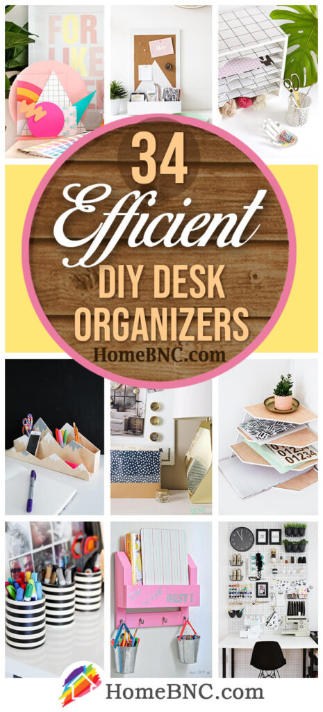 34 Best DIY Desk Organizer Ideas for an Efficient Office in 2023